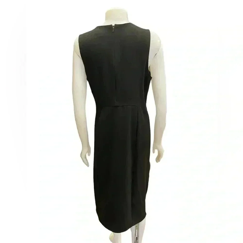 Marciano Black Sleeveless Midi Dress  Size Large - Picture 7 of 12